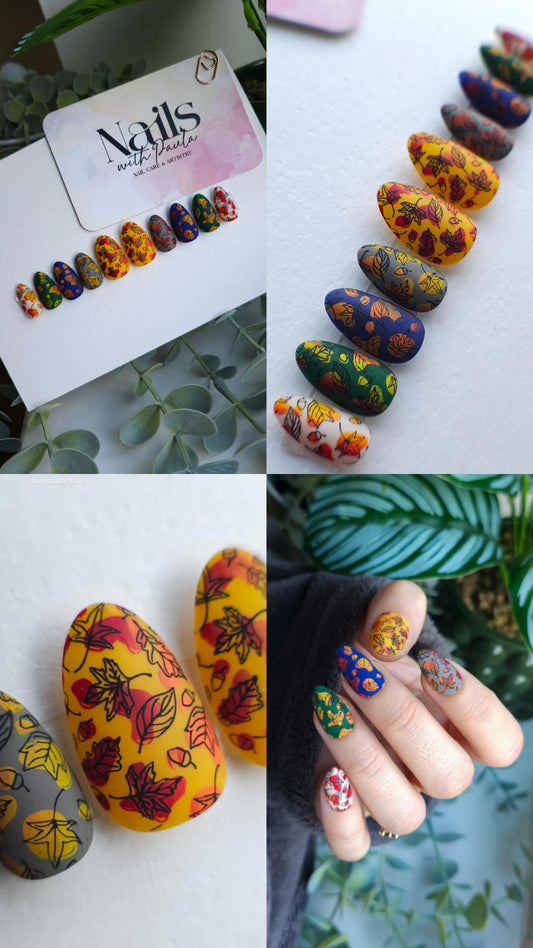 Autumn leaves | Press on nails