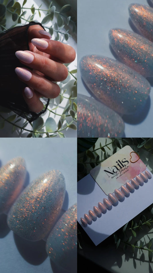 Fairy shimmer | Press on nails
