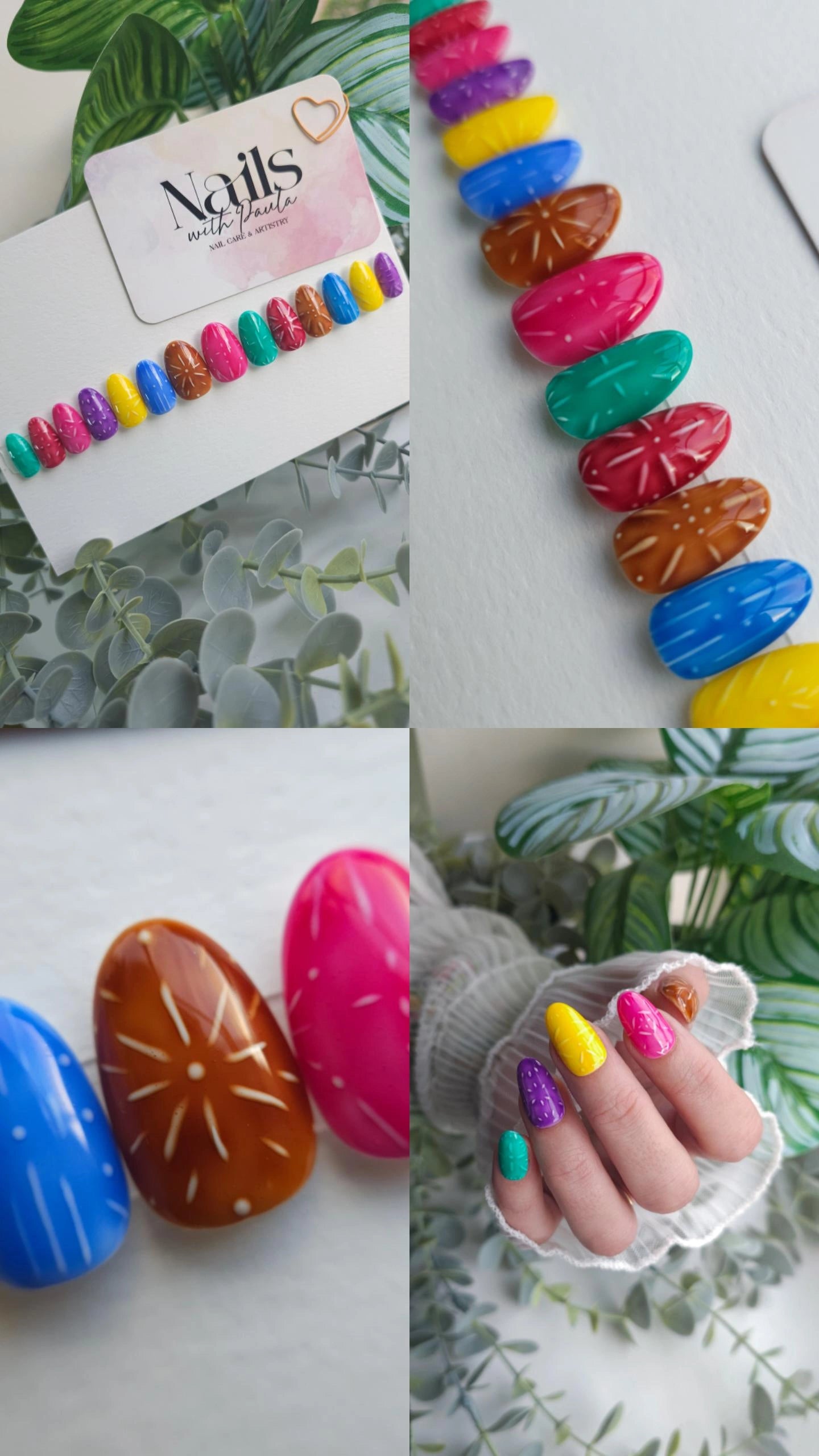 Ceramic tiles | Press on nails