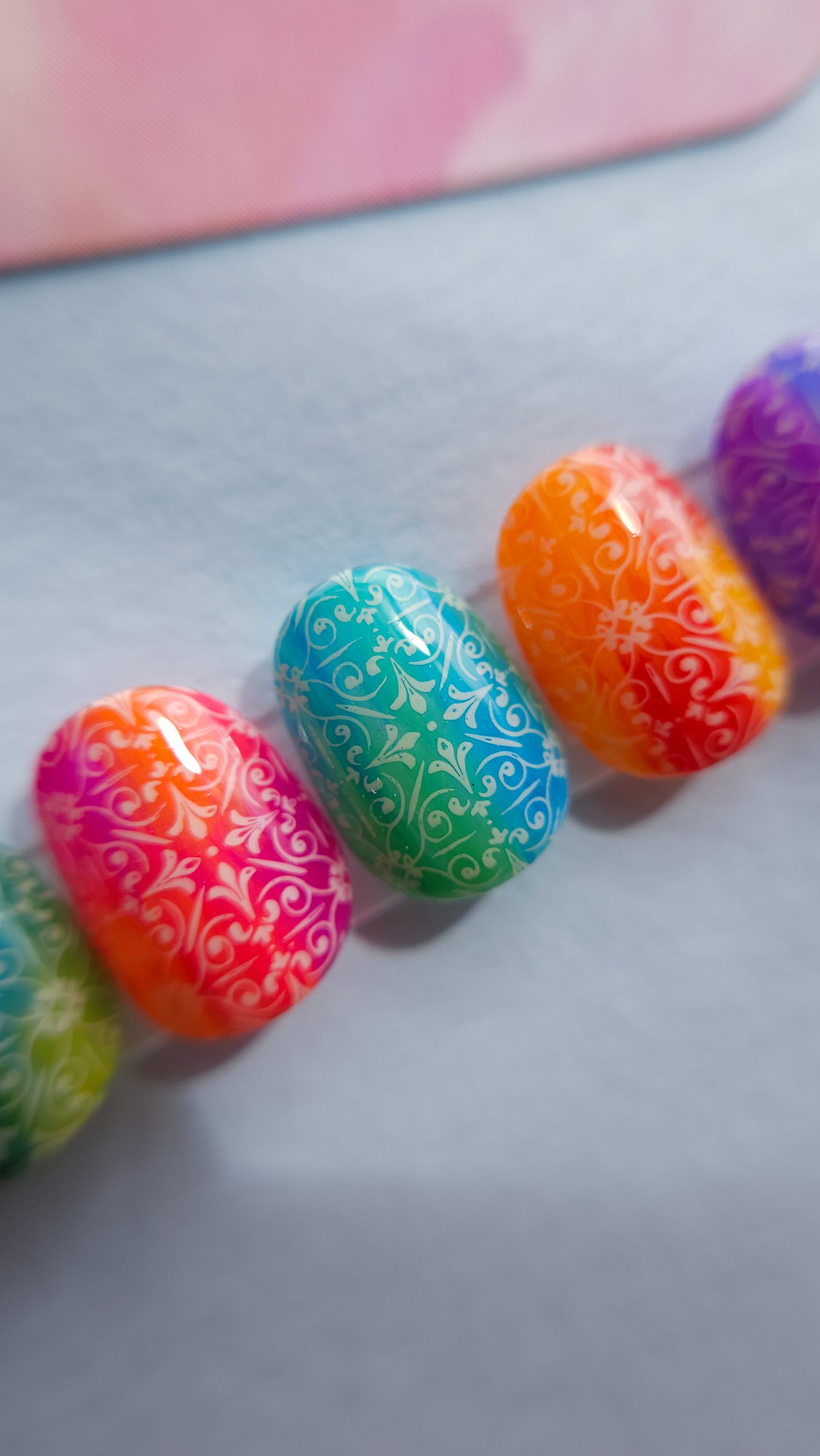 Colourful Casablanca | Press on nails