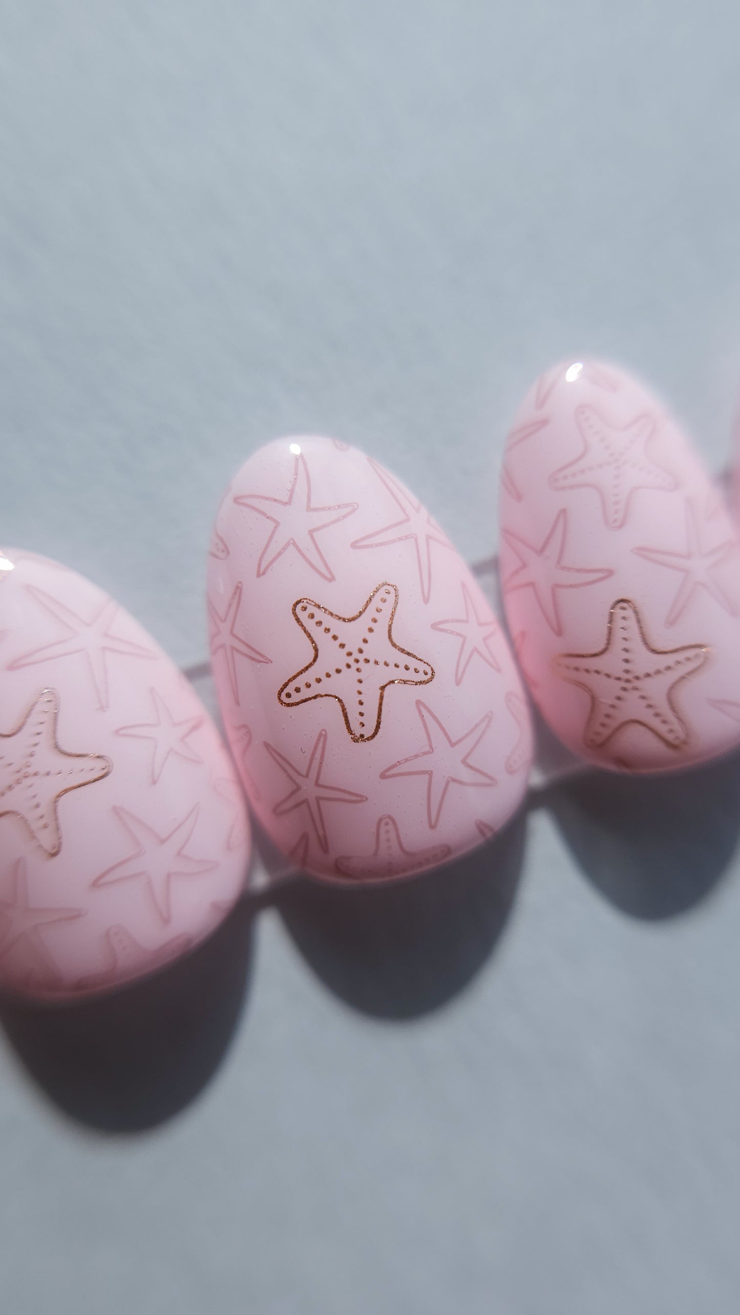 Starfish in pink | Press on nails