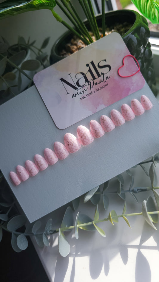 Starfish in pink | Press on nails