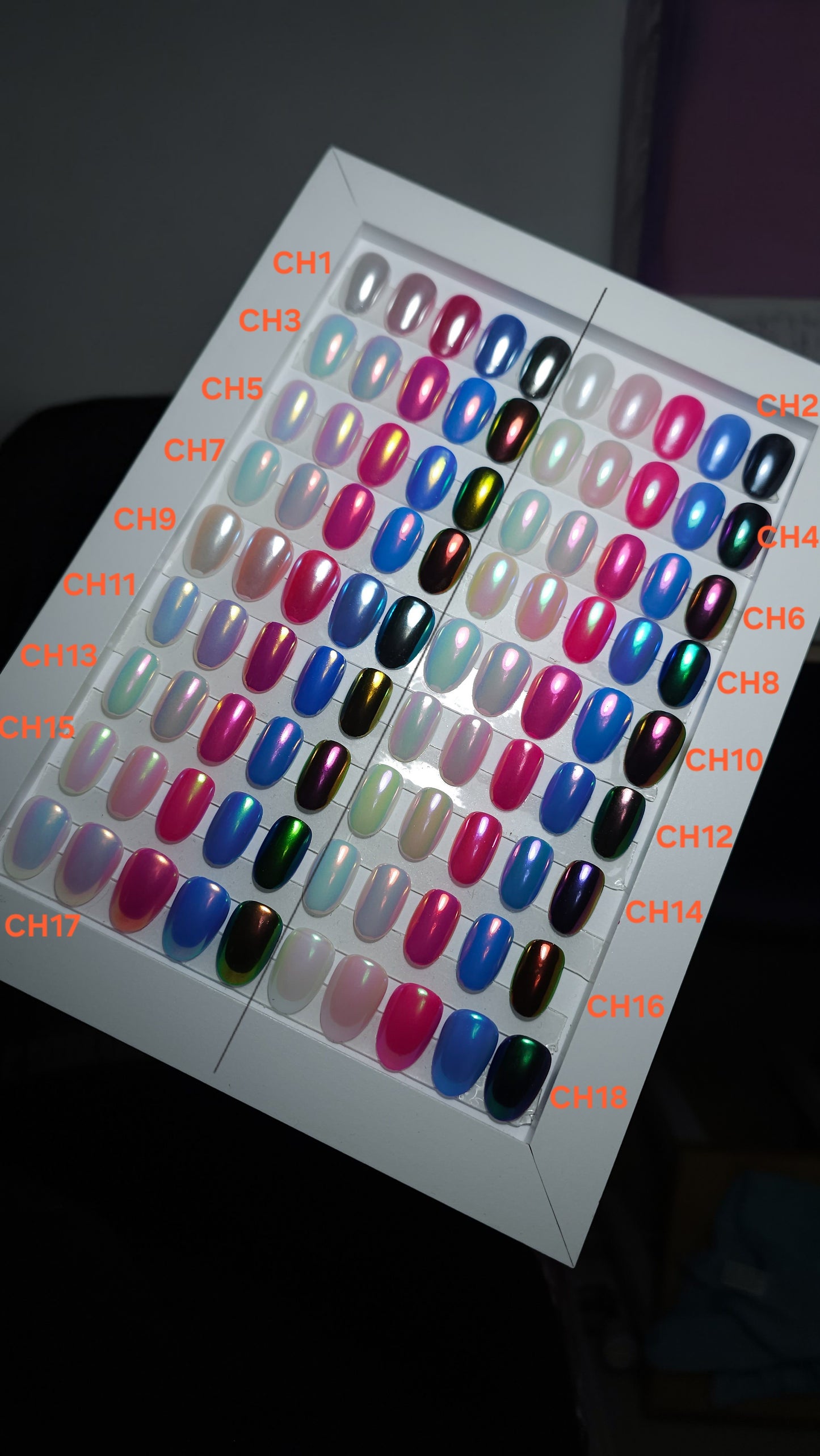 Solid chrome bundles | Press on nails