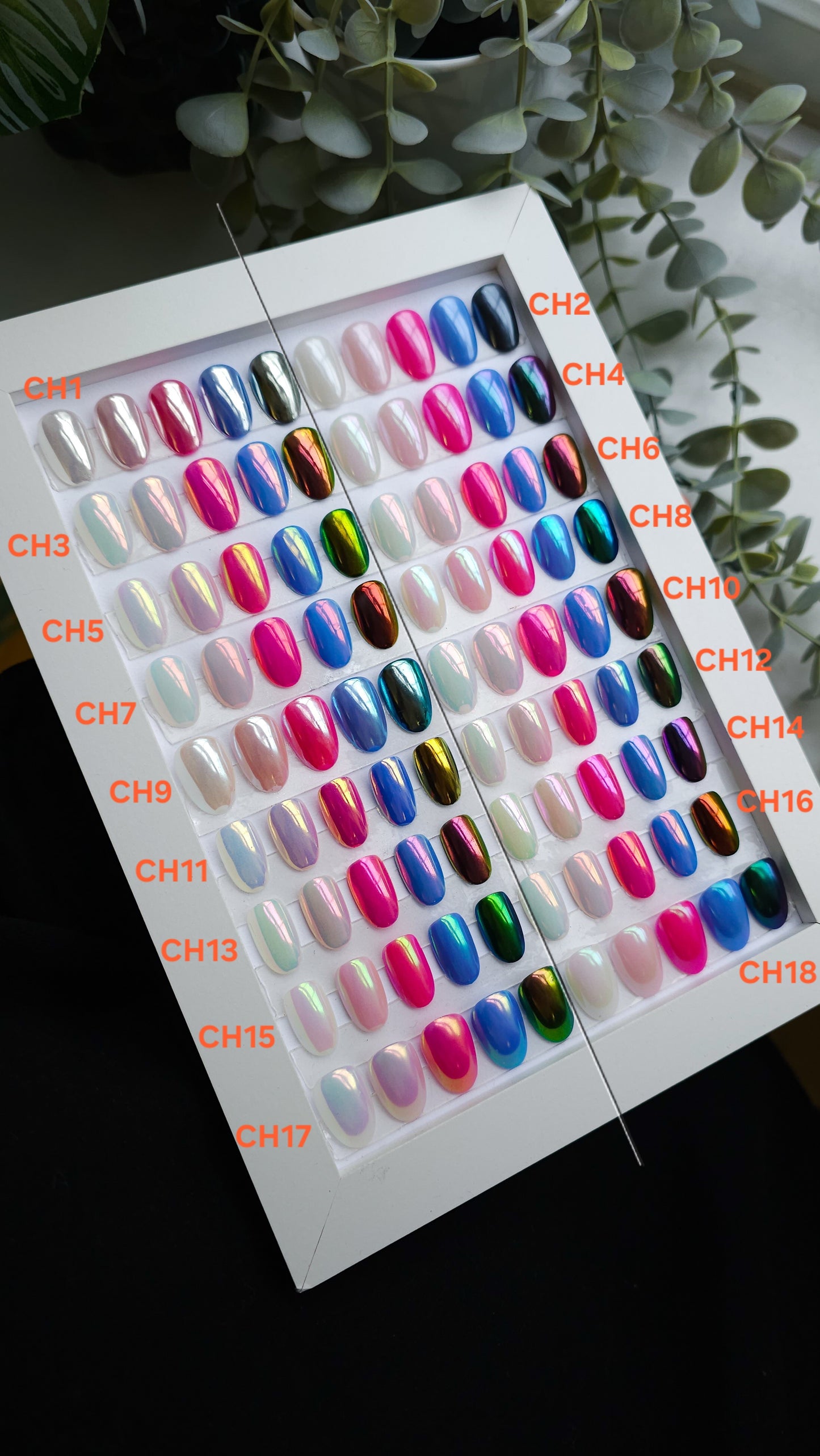 Solid chrome bundles | Press on nails