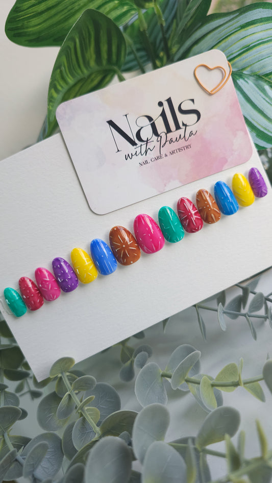 Ceramic tiles | Press on nails