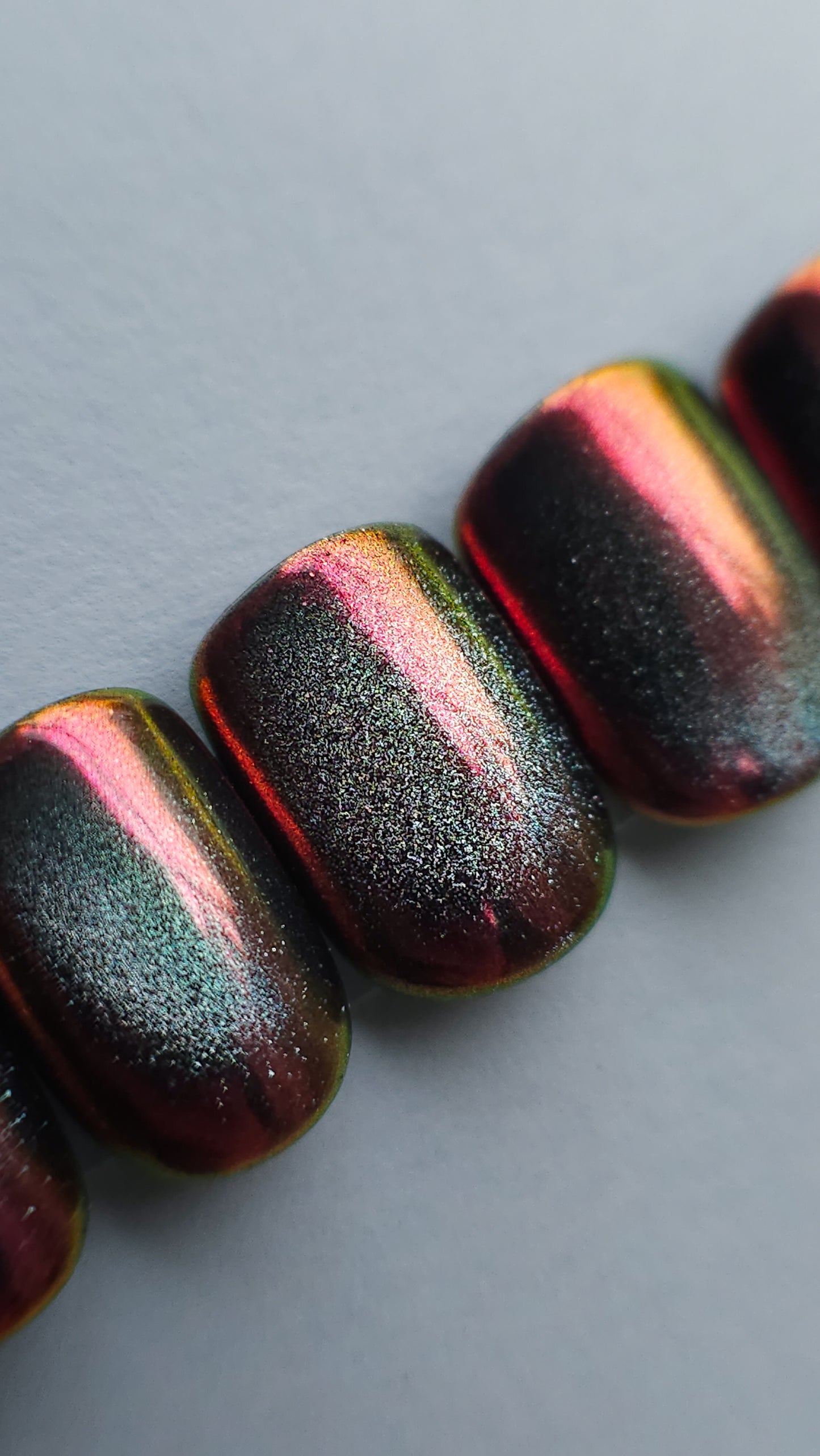 Galaxy chrome | Press on nails