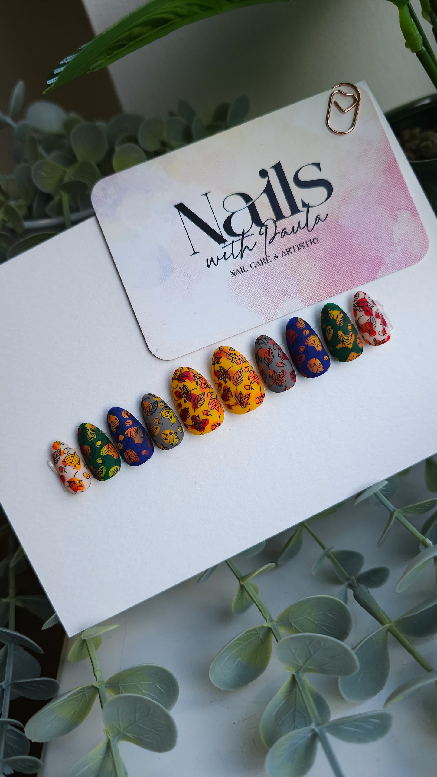 Autumn leaves | Press on nails
