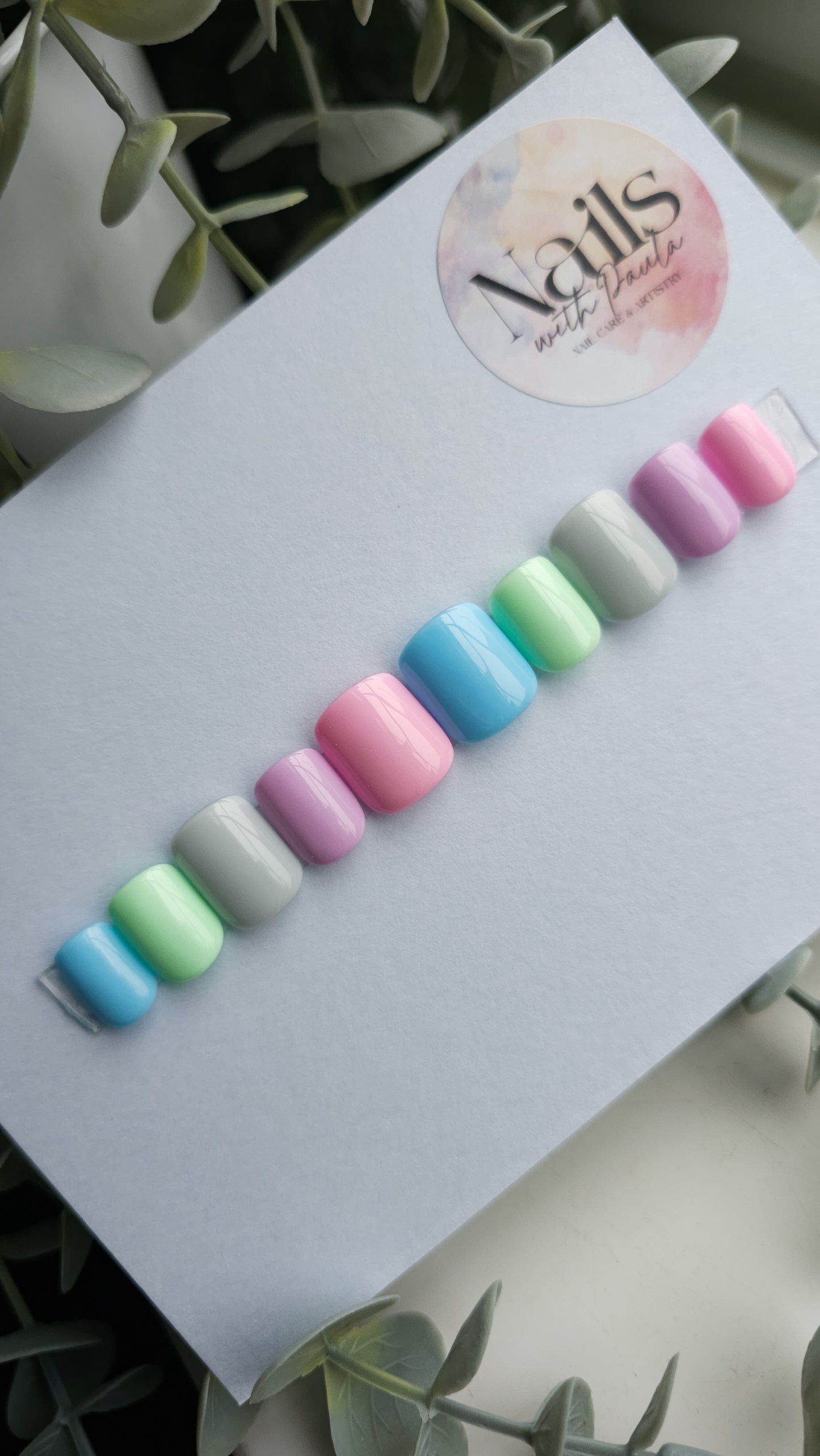 Pastel skittle | Press on nails