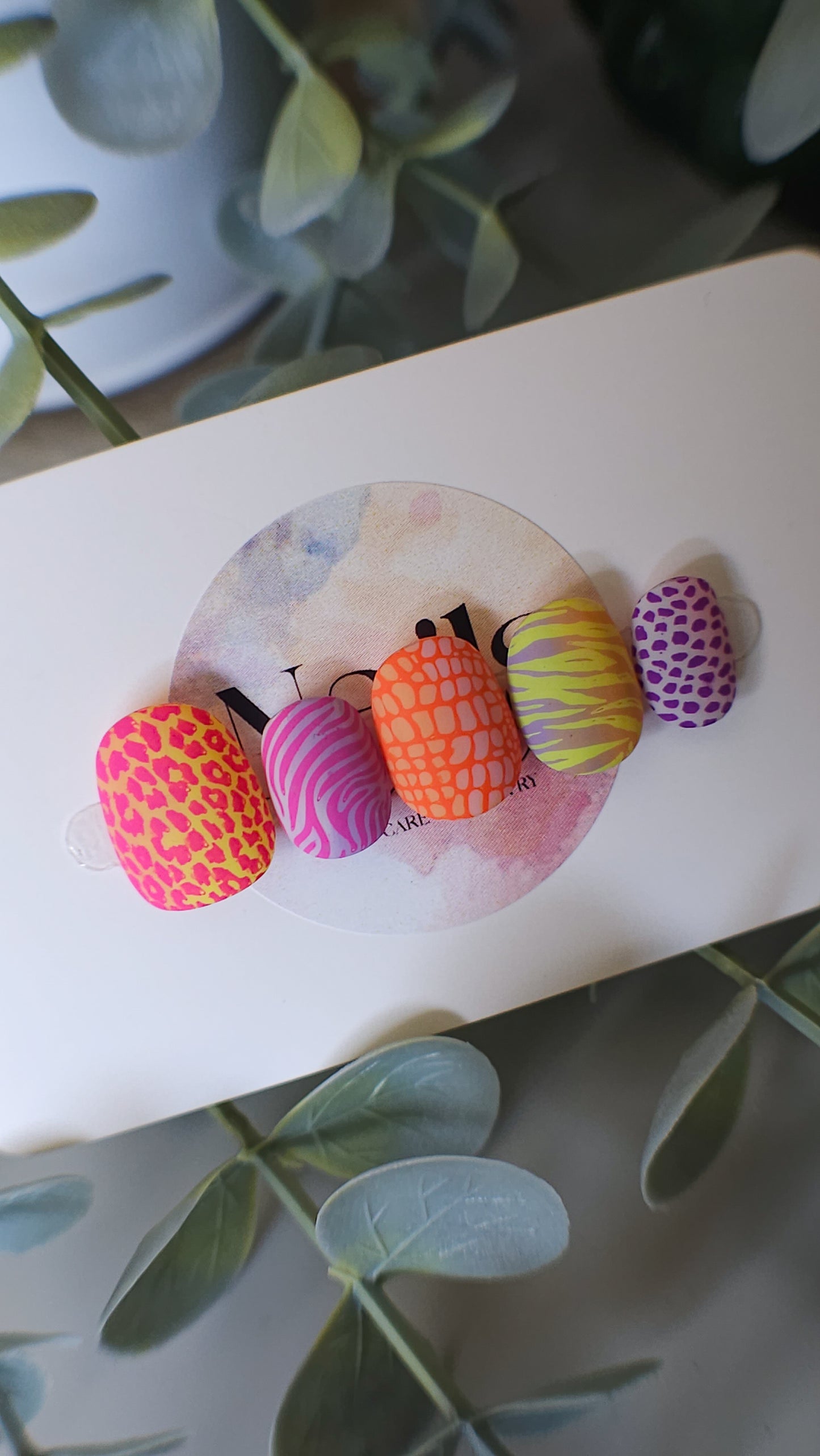 Funky animal prints | Press on nails