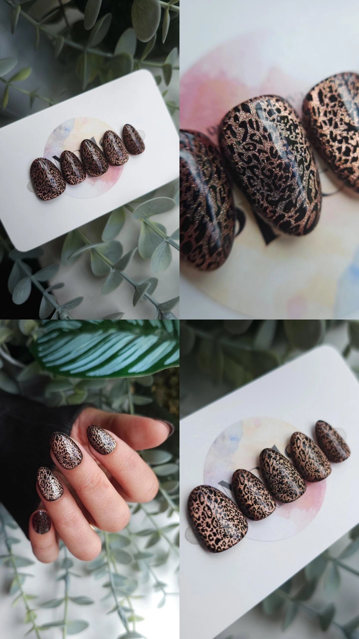Velvet animal | Press on nails