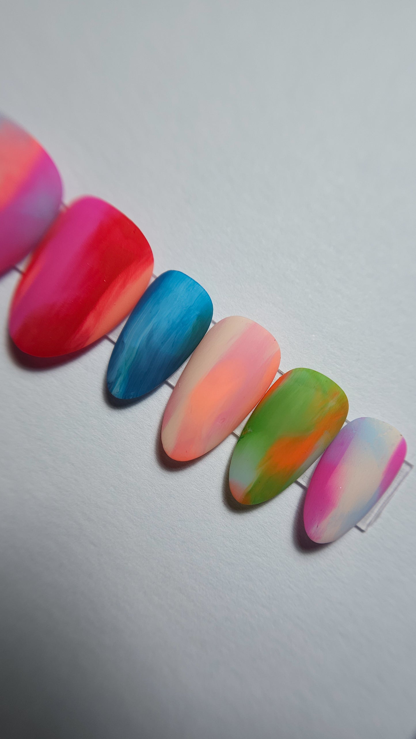 Colour smoosh | Press on nails