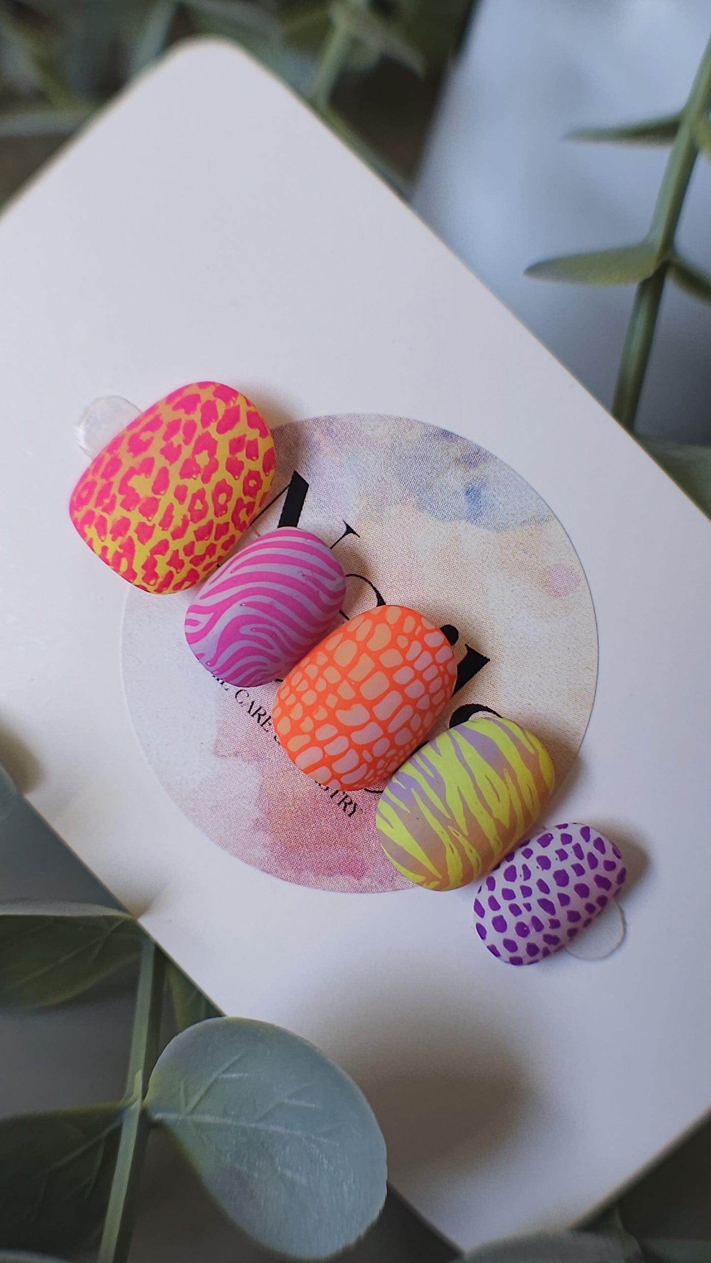 Funky animal prints | Press on nails