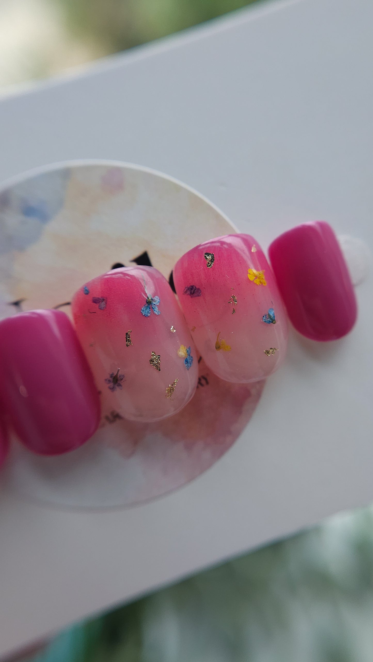 Dried flowers | Press on nails