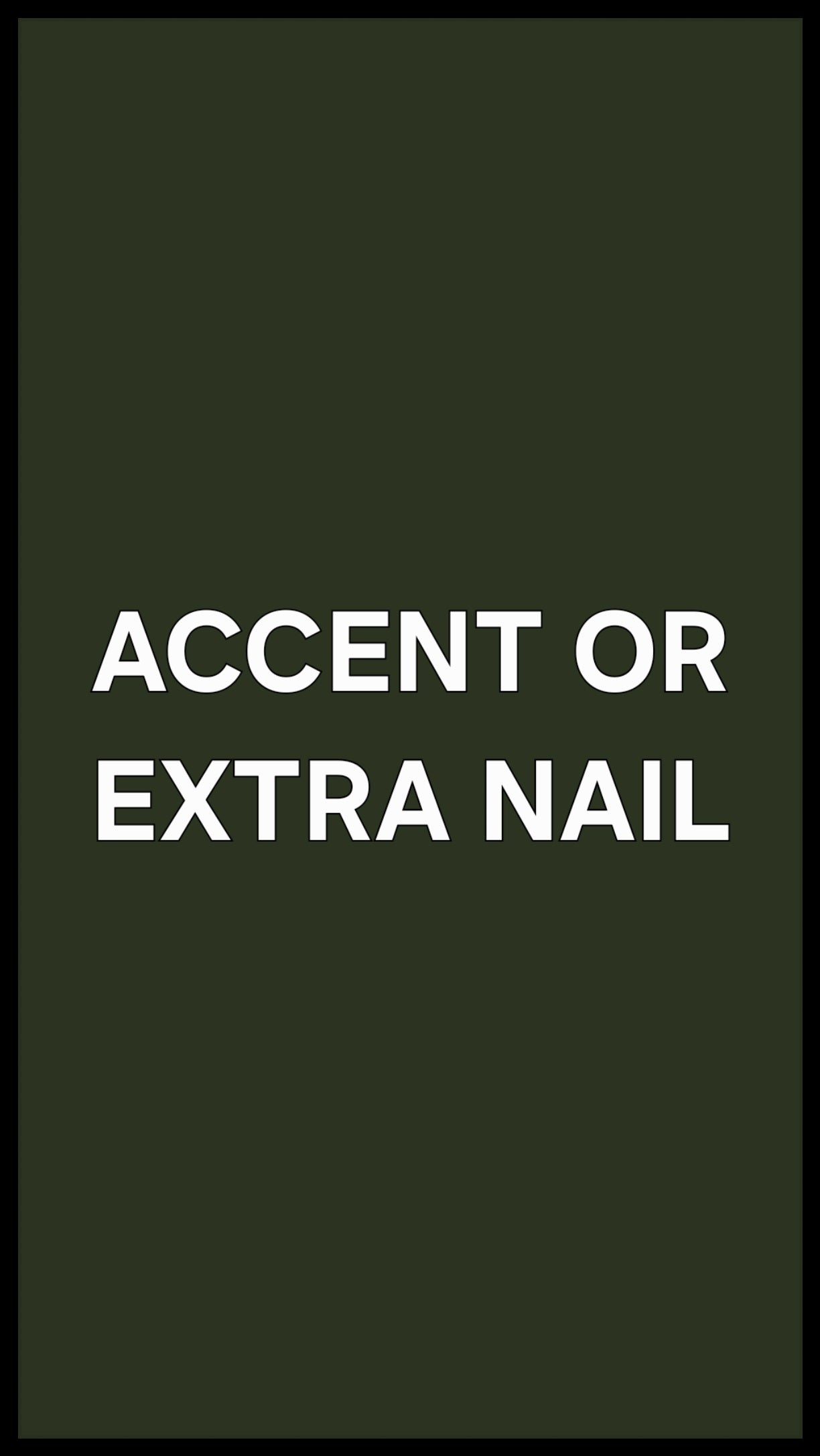 Accent or replacement nails