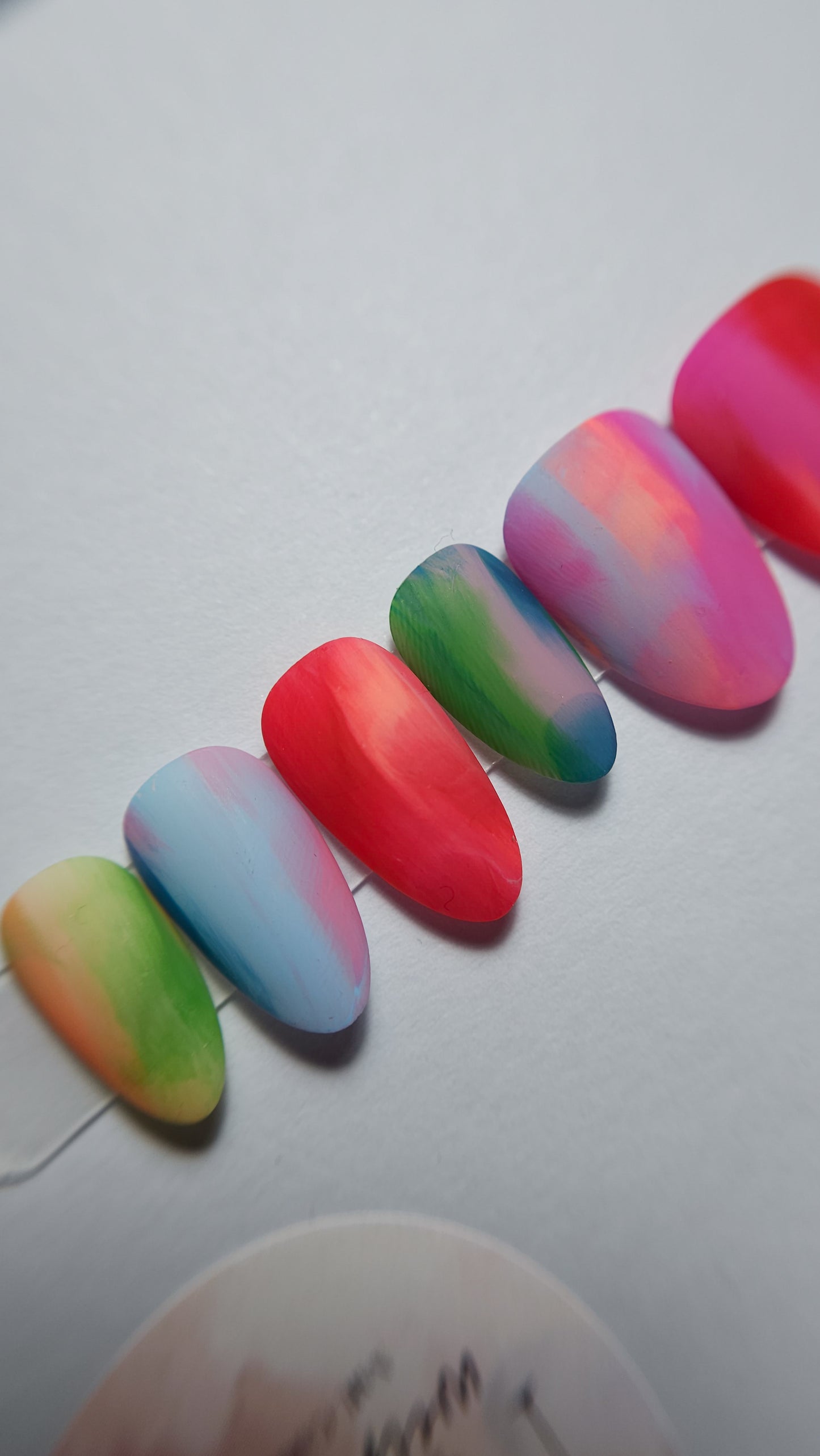 Colour smoosh | Press on nails