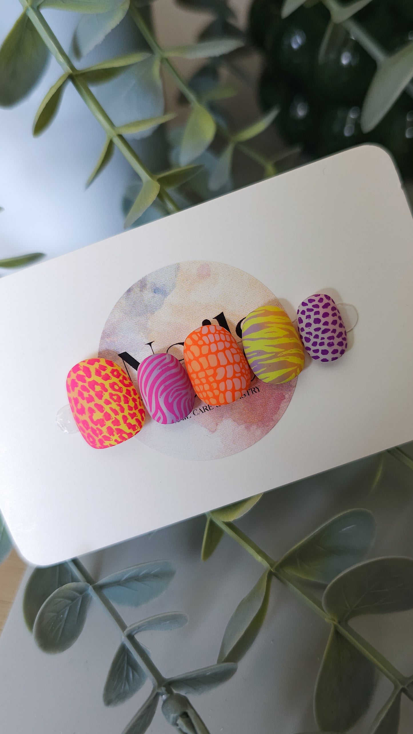 Funky animal prints | Press on nails