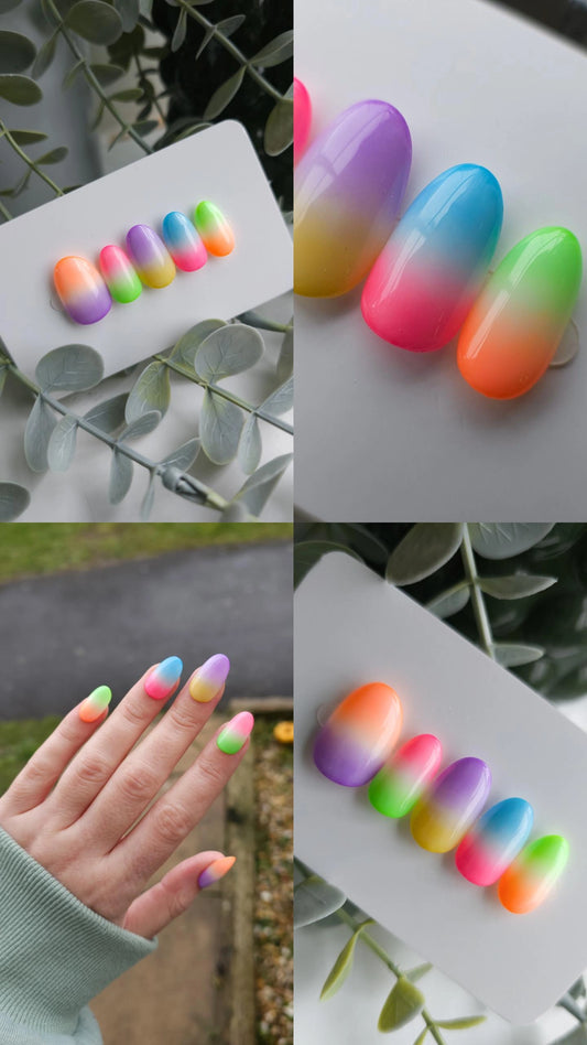 Bright boomer | Press on nails